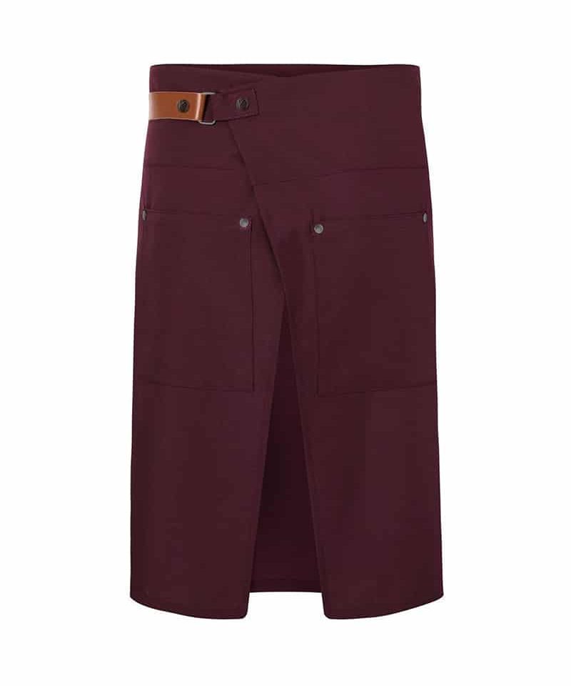 Grembiule Karlowsky con lacci in pelle KVS12 16 Grembiule Karlowsky con lacci in pelle KVS12 bordeaux retro