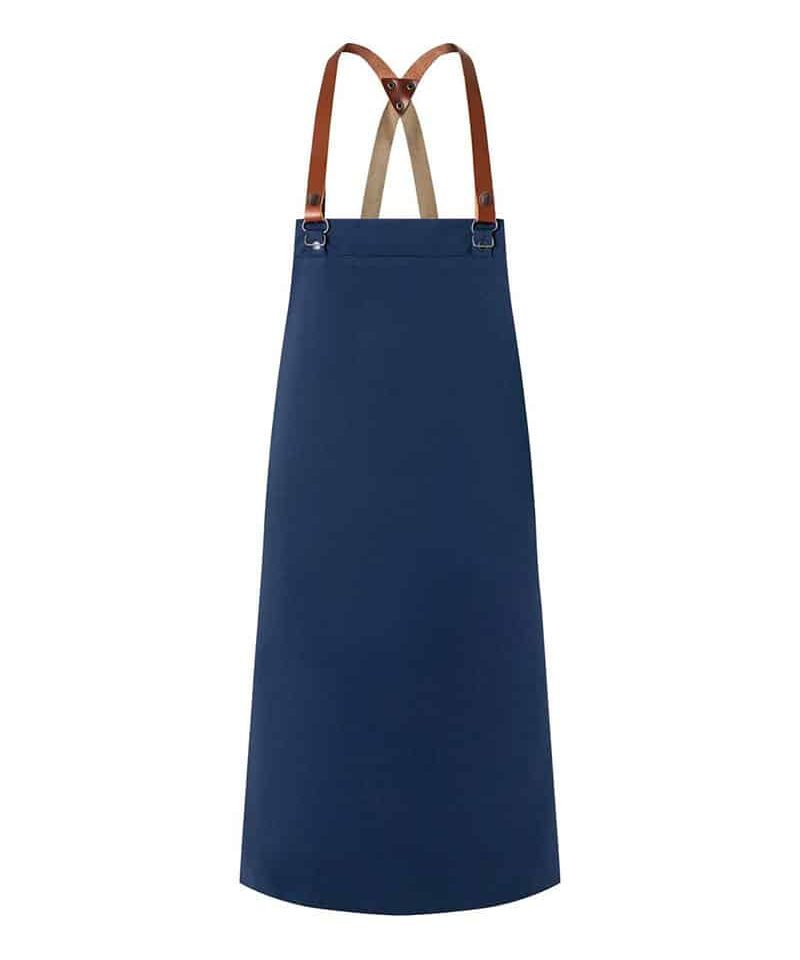 Grembiule Karlowsky con pettorina e inserti pelle KLS37 16 Grembiule Karlowsky con pettorina e inserti pelle KLS37 blu