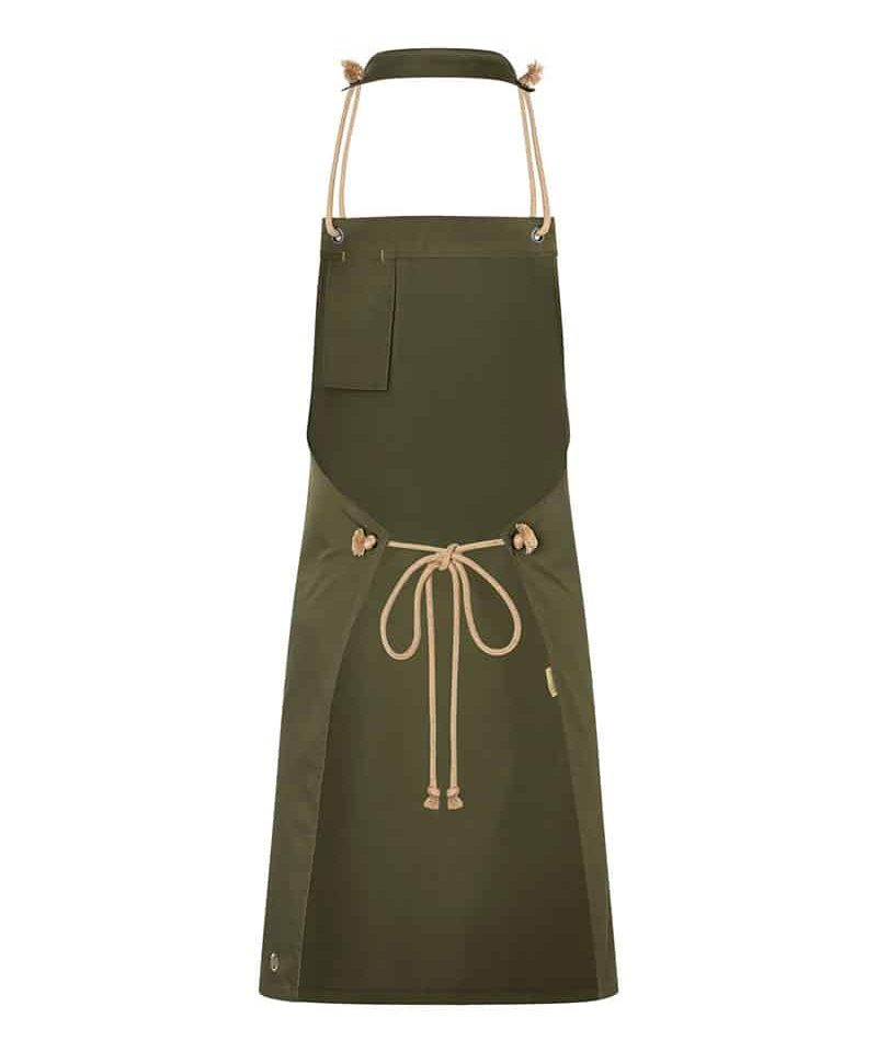 Grembiule-Karlowsky-con-pettorina-e-laccio-corda-KLS40-verde-retro