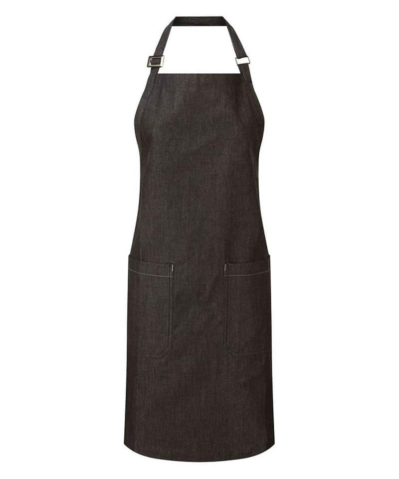 Grembiule-Premier-in-cotone-organico-PR113-denim-nero