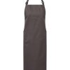Grembiule con pettorina Premier in policotone riciclato PR120 2 Grembiule con pettorina Premier in policotone riciclato PR120 grigio