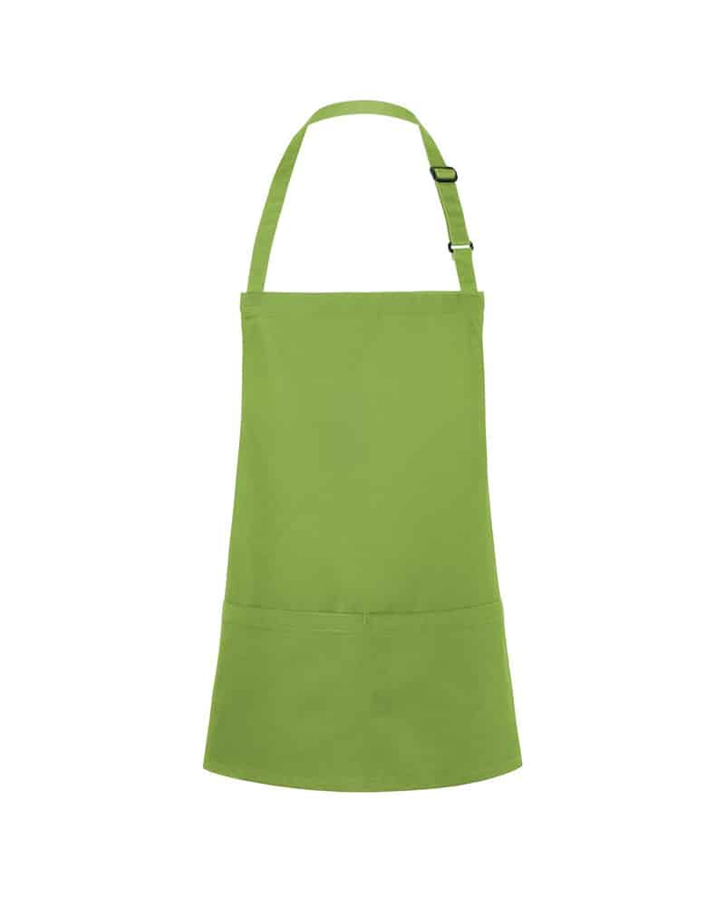 Grembiule con pettorina corto Karlowsky KBLS6 22 Grembiule con pettorina corto Karlowsky KBLS6 verde lime