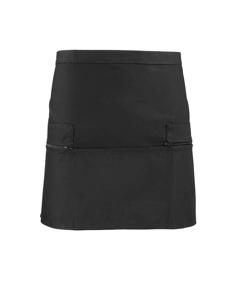 Grembiule corto Premier tasca con zip PR105 5 Grembiule corto Premier tasca con zip PR105 nero copia