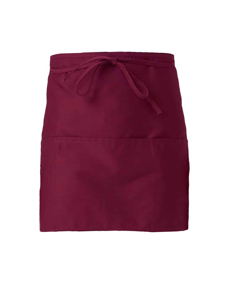 Grembiule con tasca tripla Colore Italiano MI027 5 grembiule con tasca tripla Colore Italiano MI027 burgundy