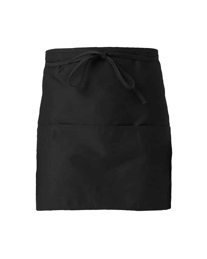 Grembiule con tasca tripla Colore Italiano MI027 7 grembiule con tasca tripla Colore Italiano MI027 nero