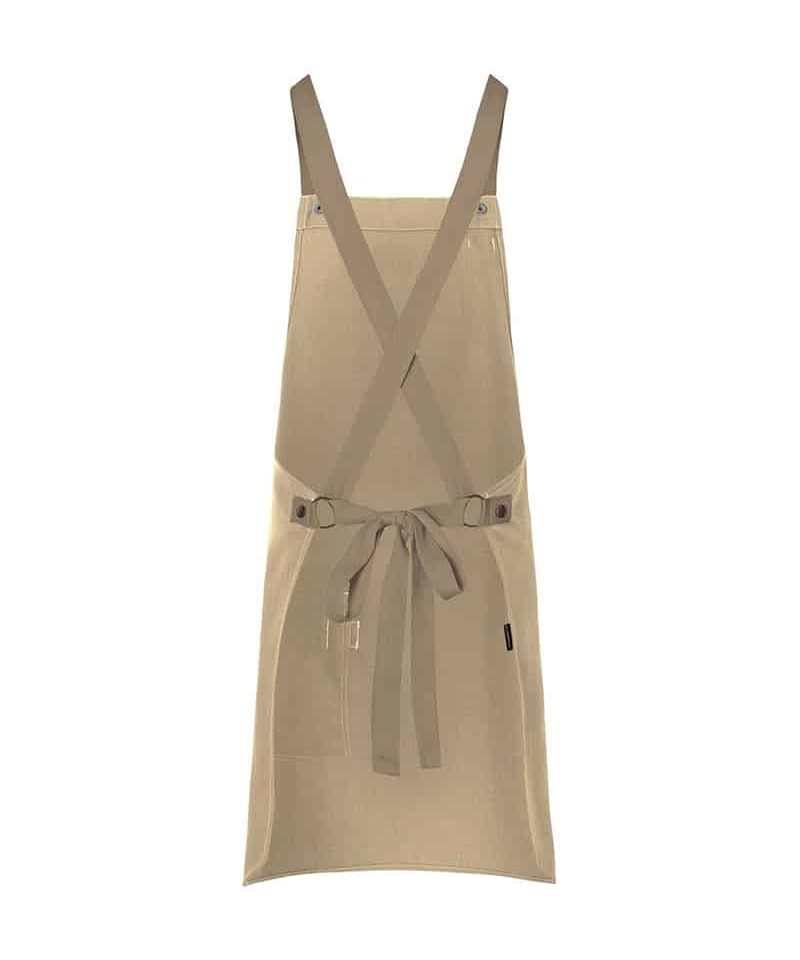 Grembiule con pettorina e cinturini rimovibili Karlowsky KLS38 21 Grembiule con pettorina e cinturini rimovibili Karlowsky KLS38 beige retro