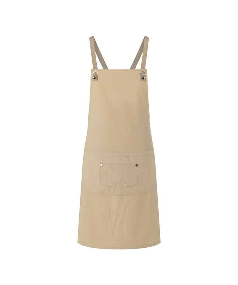 Grembiule con pettorina Karlowsky KLS39 22 Grembiule con pettorina Karlowsky KLS39 naturale