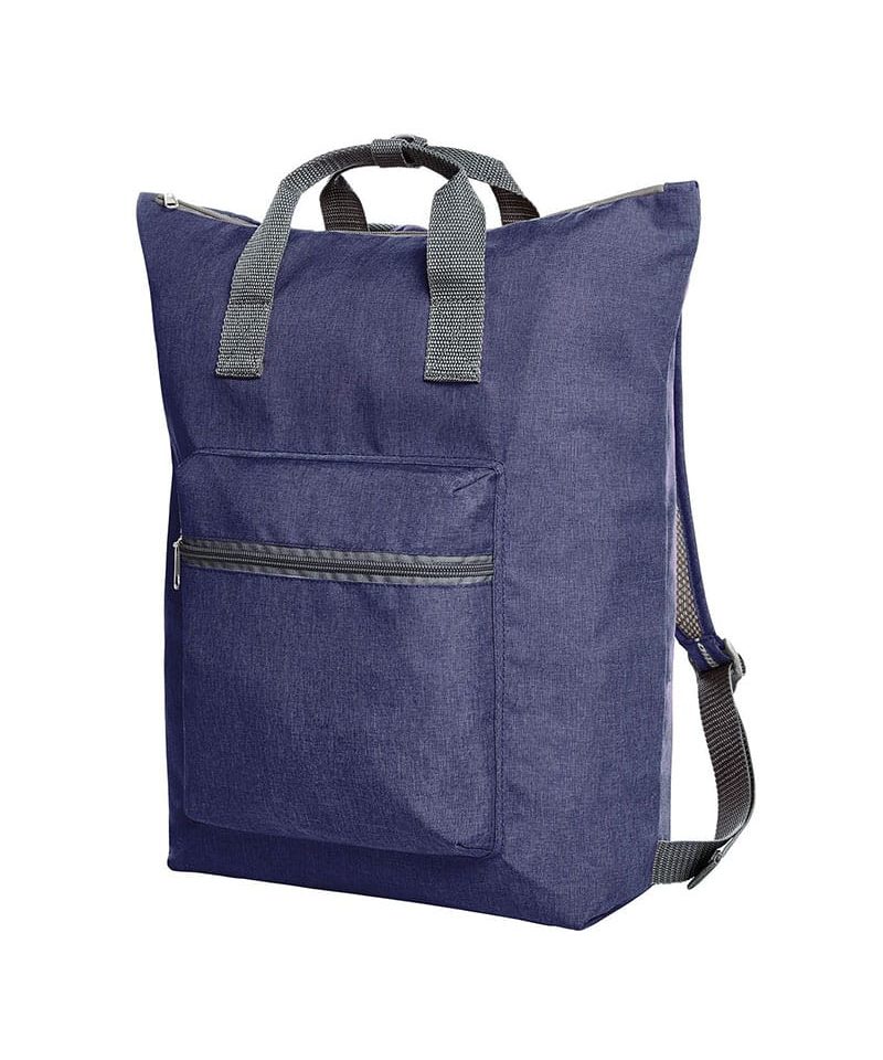 Shopper a zaino richiudibile Halfar H1815016 12 Shopper-a-zaino-richiudibile-Halfar-H1815016-blu-navy