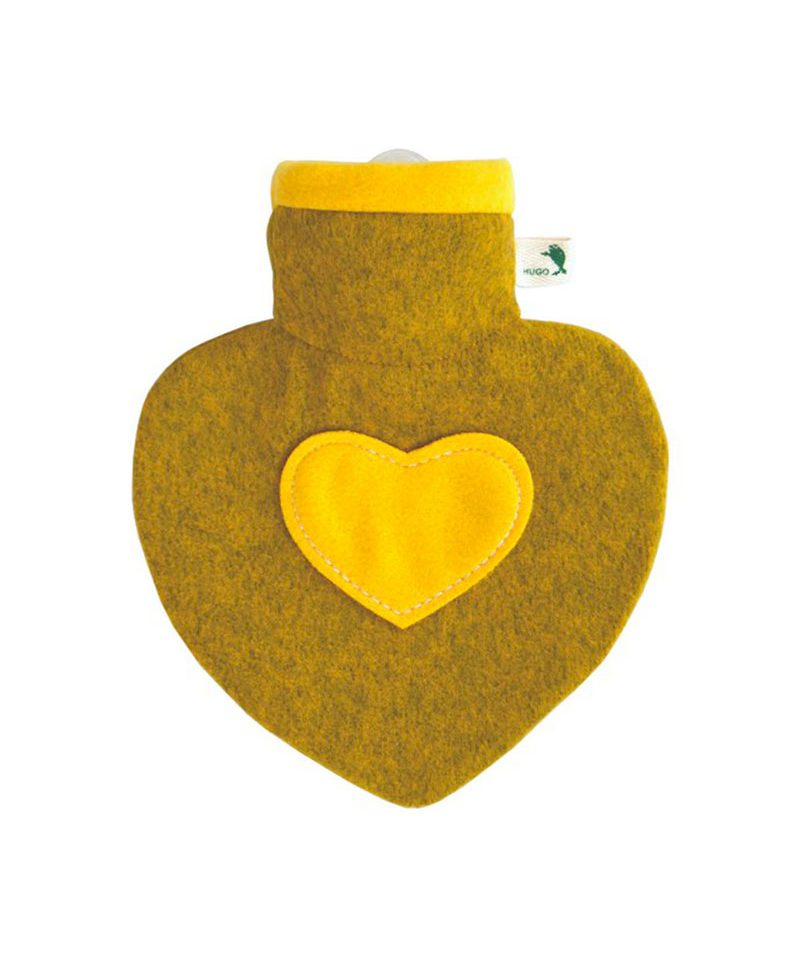Borse acqua calda con cover in feltro a forma di cuore HU0202 hugo frosch