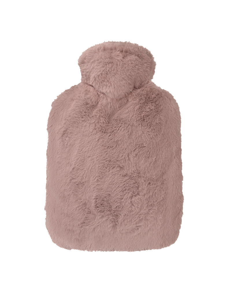 Borsa acqua calda con cover con pelo HU074 3 0740-mini-borsa-acqua-calda-con-cover-con-pelo-hugo-frosch-grigio-rosa