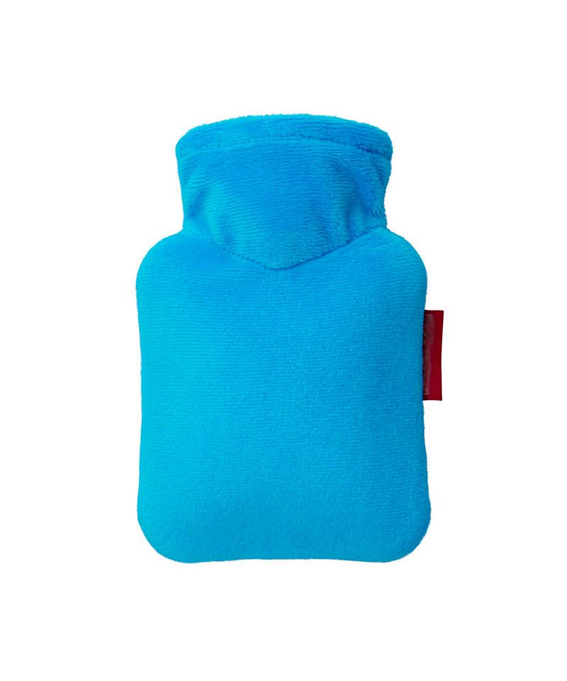 0913 mini borsa acqua calda con cover in pile hugo frosch turchese 1