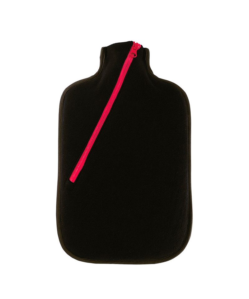 Borse acqua calda con cover in softshell con zip HU3126 6 3126-Borse-acqua-calda-cover-con-zip-personalizzate-hugo-frosch-nera
