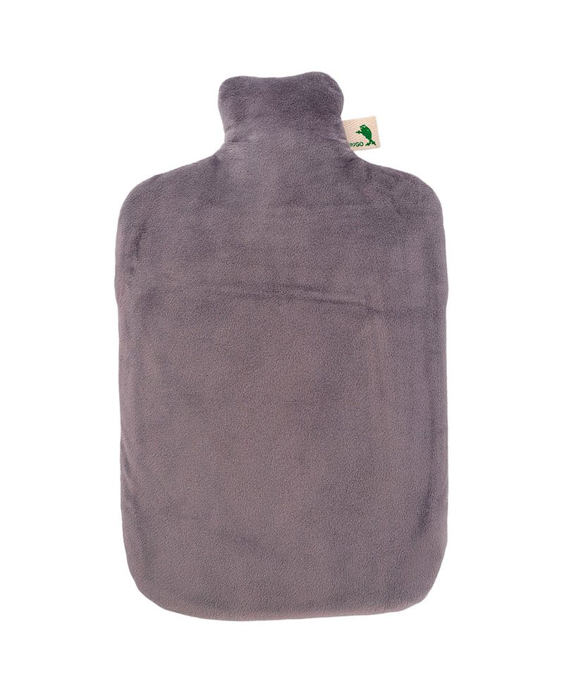 Borse acqua calda con cover in pelo HU3137 personalizzate hugo-frosch grigio