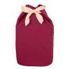 Borsa dell'acqua calda Classic Plant da 1,8 l con rivestimento in cotone rosso vino e fiocco HU668 1 Borsa dell'acqua calda Classic Plant da 1,8 l con rivestimento in cotone rosso vino e fiocco HU668 Hugo Frosch