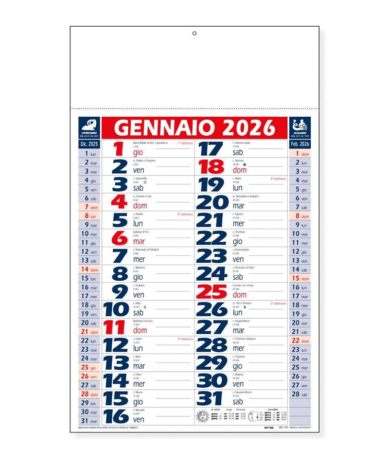 Calendari-da-parete-personalizzabili-con-loghi-aziendali-rosso-e-lbu-con-segni-zodiacali-c0790a