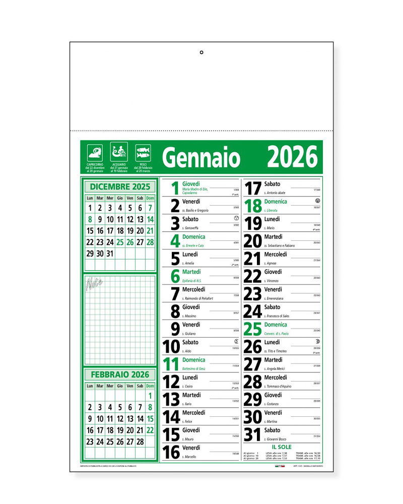 Calendari da parete personalizzabili con loghi aziendali blu con spazio per le note C2390C 3 Calendari-da-parete-personalizzabili-con-loghi-aziendali-verde-con-spazio-per-le-note-c2390c
