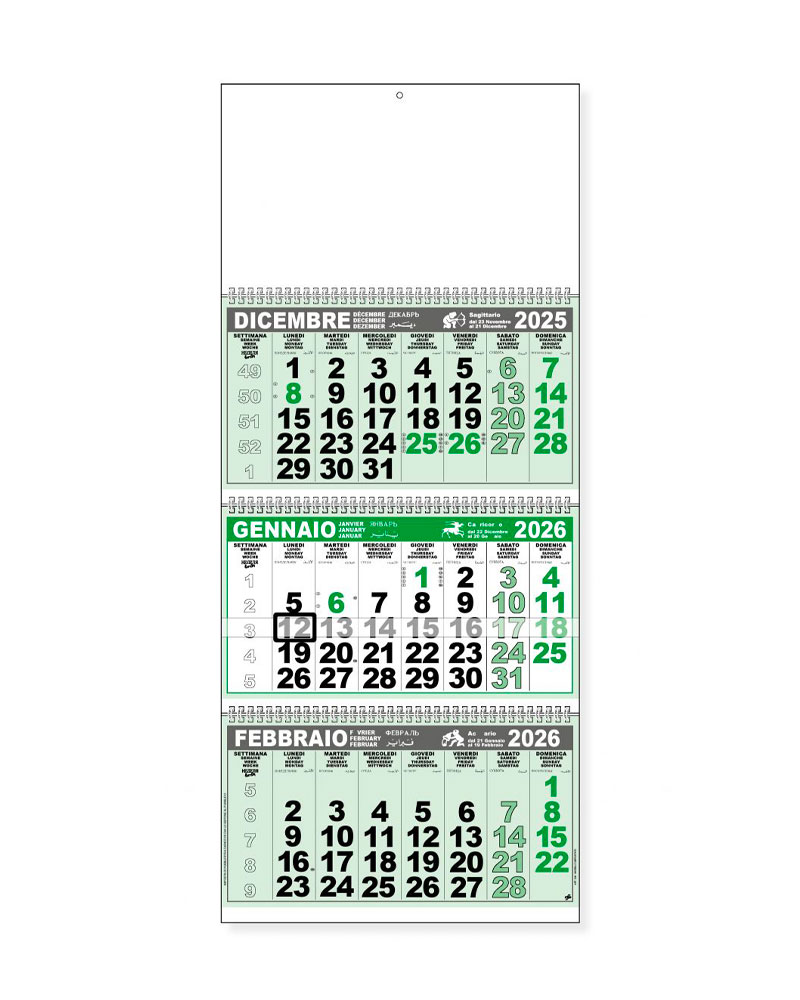 Calendario Trittico con testata spirale verde grigio C3641C 3 Calendario-Trittico-con-testata-spirale-verde-c3641c