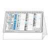 Calendario da tavolo azzurro nero C6751B 1 Calendario-da-tavolo-azzurro-nero-c6751b
