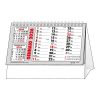 Calendario da tavolo rosso nero C6751A 1 Calendario-da-tavolo-rosso-nero-e-grigio-c6751a