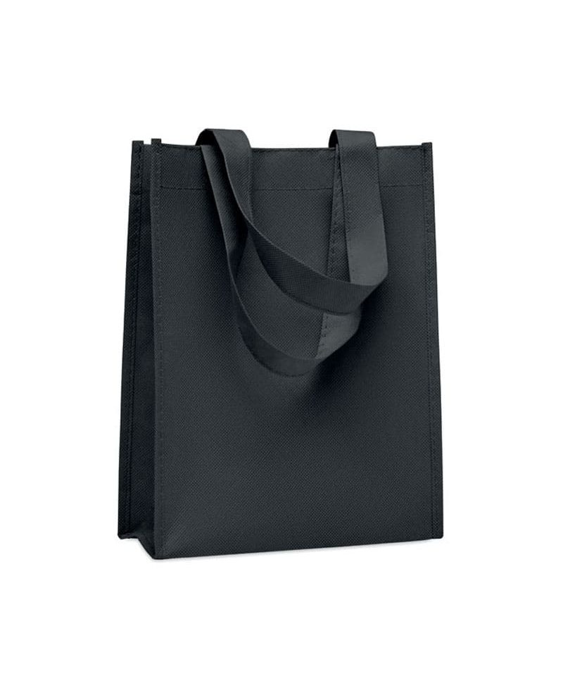 Borsa shopper in TNT RPET 80g con soffietto MO2698 9 Borsa-shopper-in-TNT-RPET-80g-con-soffietto-mo2698-nero